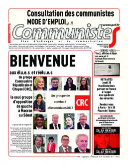 Journal communisteS n°694 27 septembre 2017