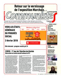 Journal CommunisteS n°704 6 décembre 2017l 