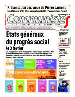 Journal CommunisteS n°707 10 janvier 2018