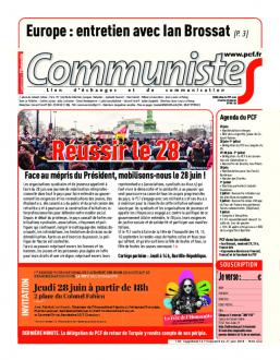 Journal CommunisteS n°730
